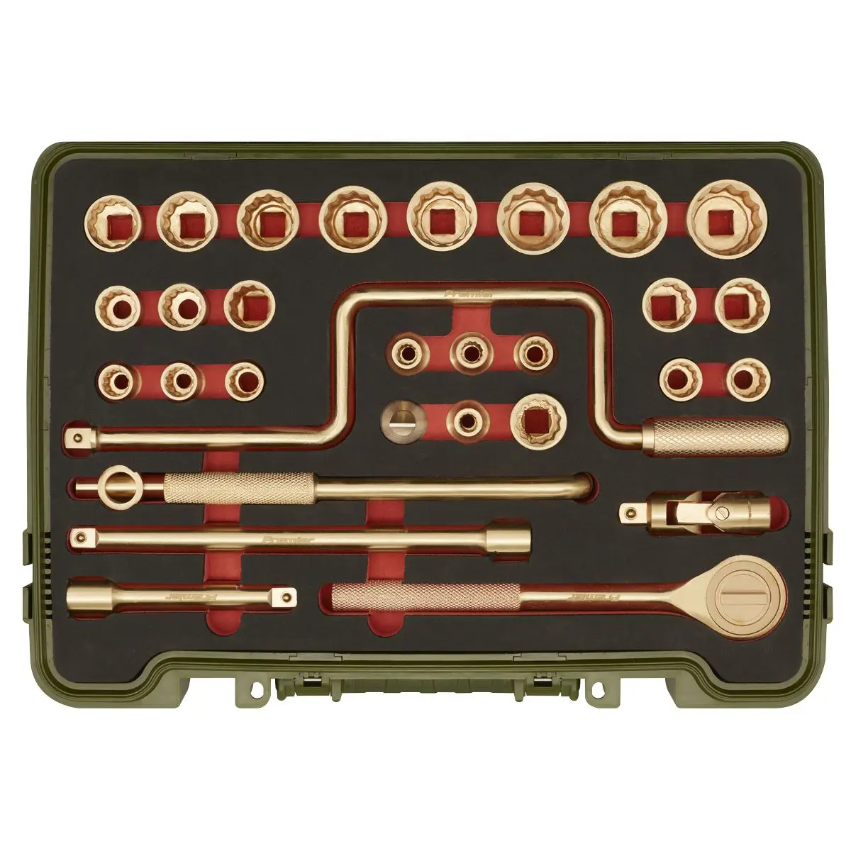 Sealey Premier Socket Set 31pc 1/2"Sq Drive - Non-Sparking - Image 6