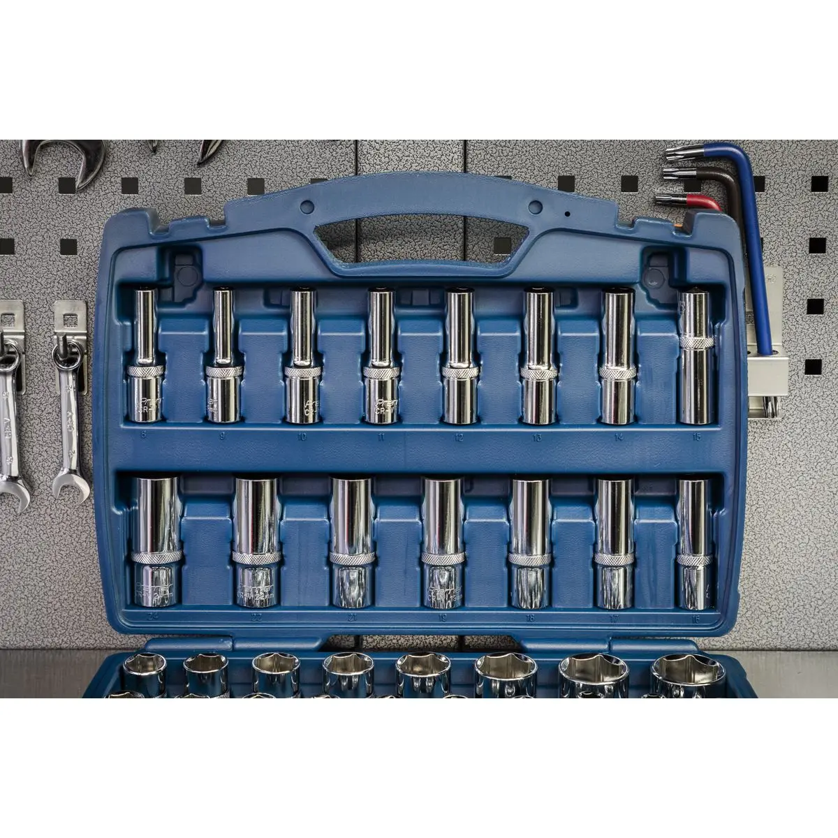 Sealey Premier Socket Set 41pc 1/2"Sq Drive WallDrive® Metric - Image 10
