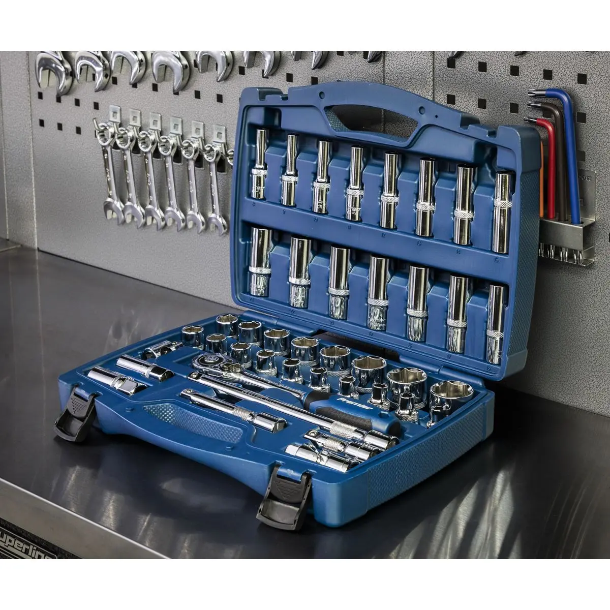Sealey Premier Socket Set 41pc 1/2"Sq Drive WallDrive® Metric - Image 6