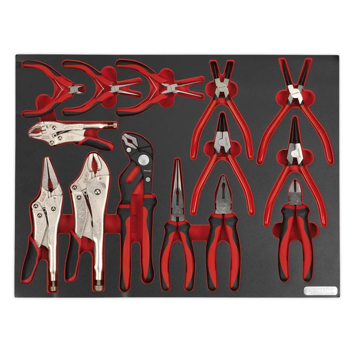 Sealey Premier Platinum Tool Tray with Pliers Set 14pc - Image 3