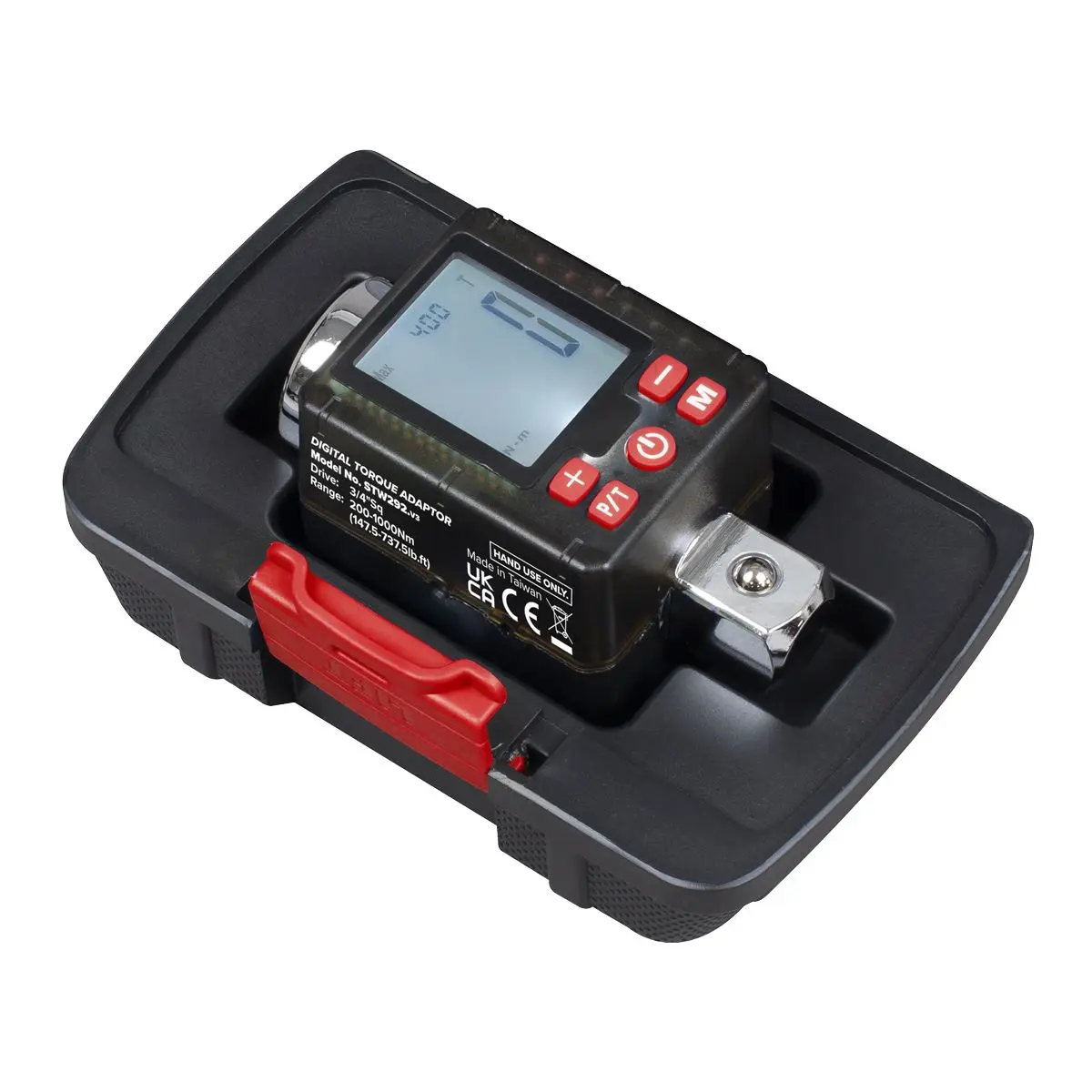 Sealey Premier Torque Adaptor Digital 3/4"Sq Drive 200-1000Nm(147.5-737.5lb.ft) - Image 4