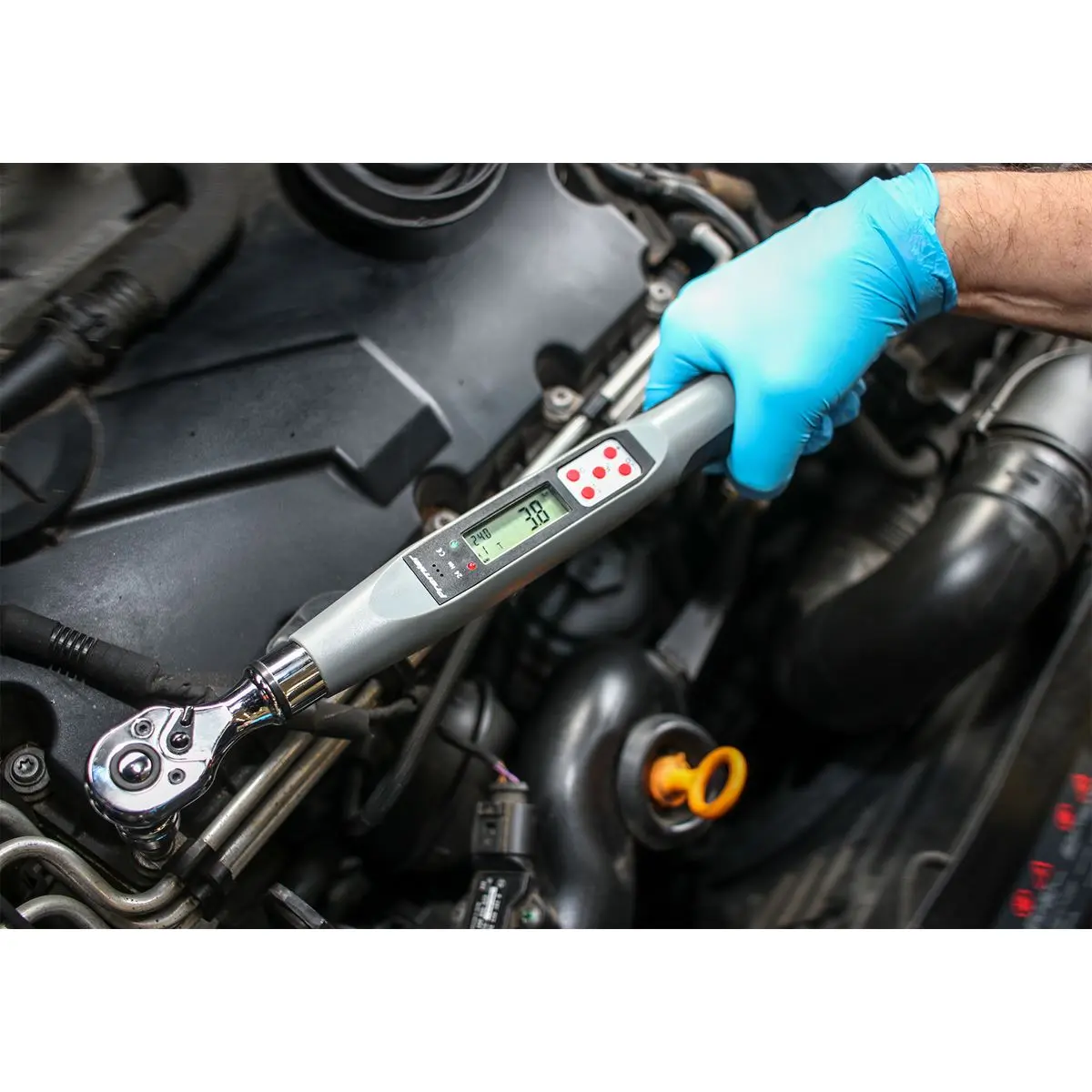 Sealey Premier Torque Wrench Digital 3/8"Sq Drive 2-24Nm(1.48-17.70lb.ft) - Image 6