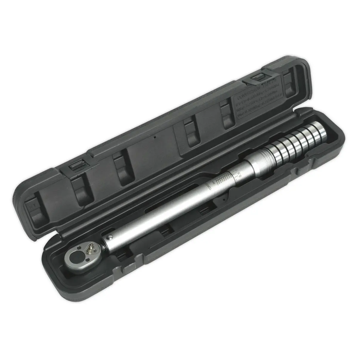 Sealey Premier Torque Wrench Micrometer Style 1/2"Sq Drive 40-200Nm(29.5-148lb.ft) - Calibrated - Image 2