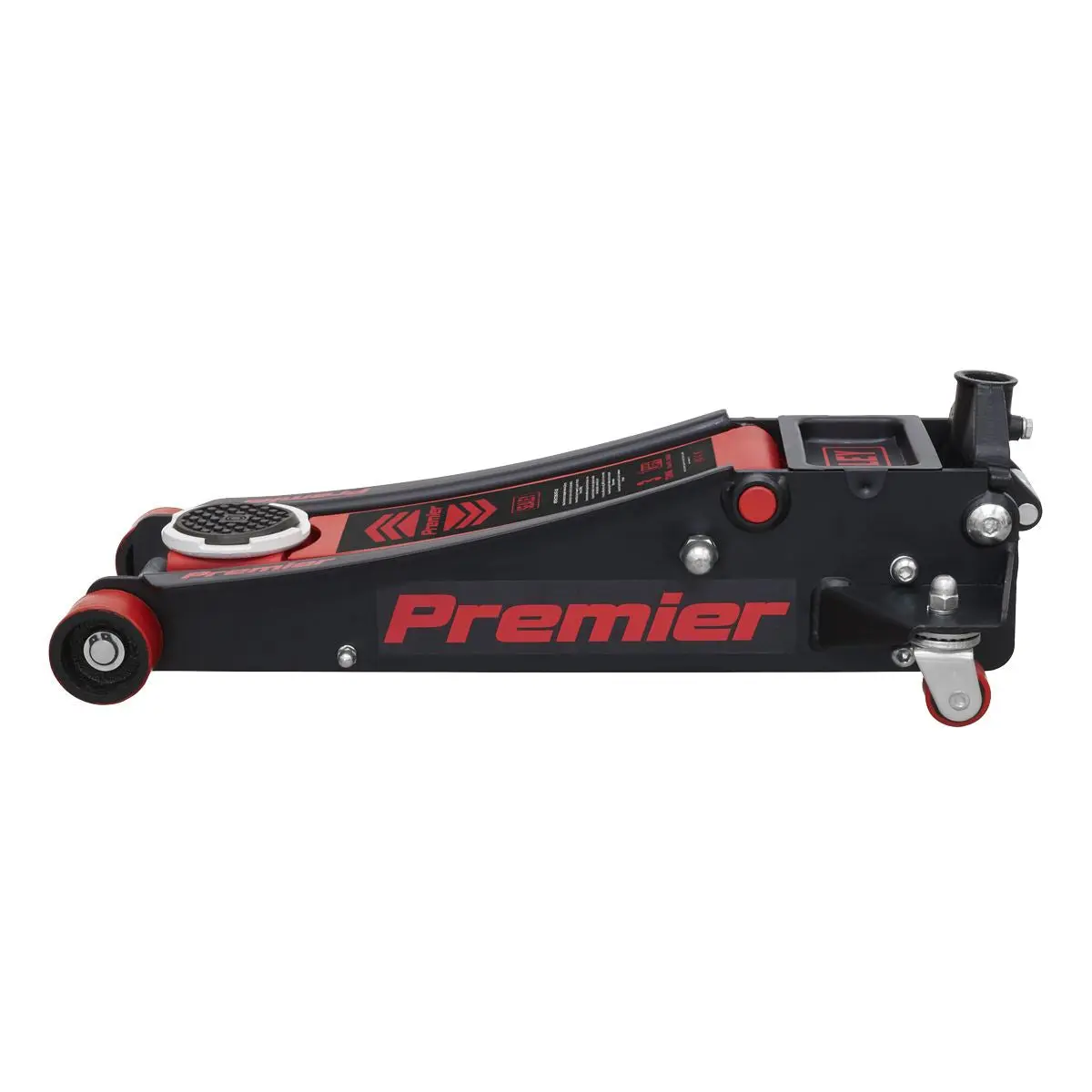 Sealey Premier Trolley Jack 3 Tonne & Axle Stands (Pair) 3 Tonne per Stand Combo - Image 6