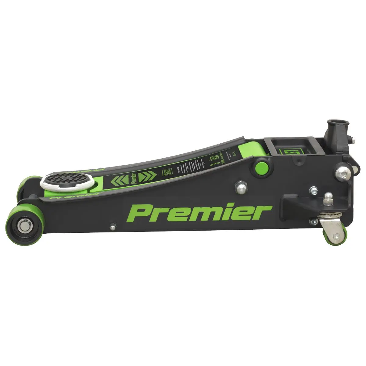 Sealey Premier Premier Trolley Jack 3 Tonne & Axle Stands (Pair) 3 Tonne per Stand Combo - Image 8
