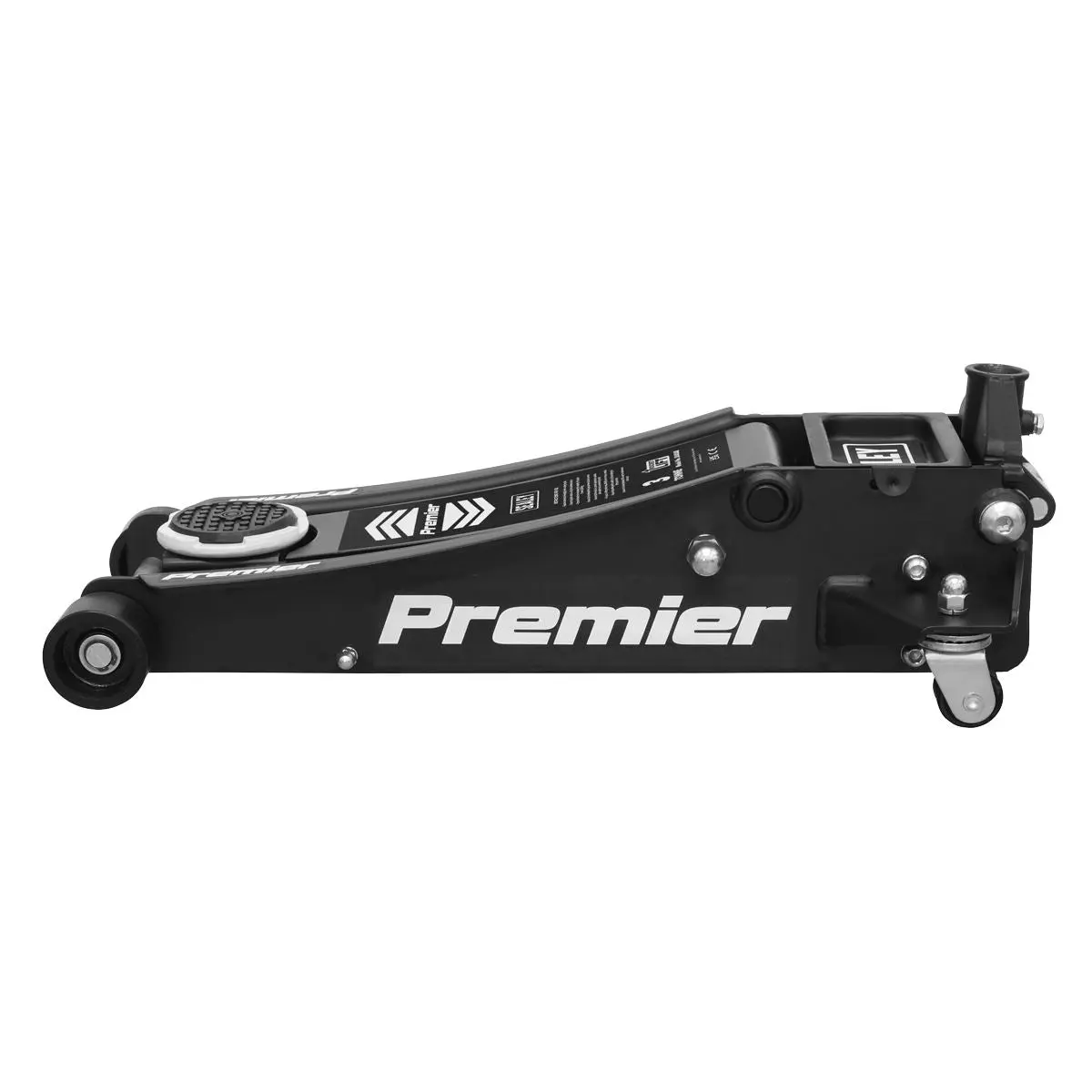 Sealey Premier Premier Trolley Jack 3 Tonne & Axle Stands (Pair) 3 Tonne per Stand Combo - Image 7