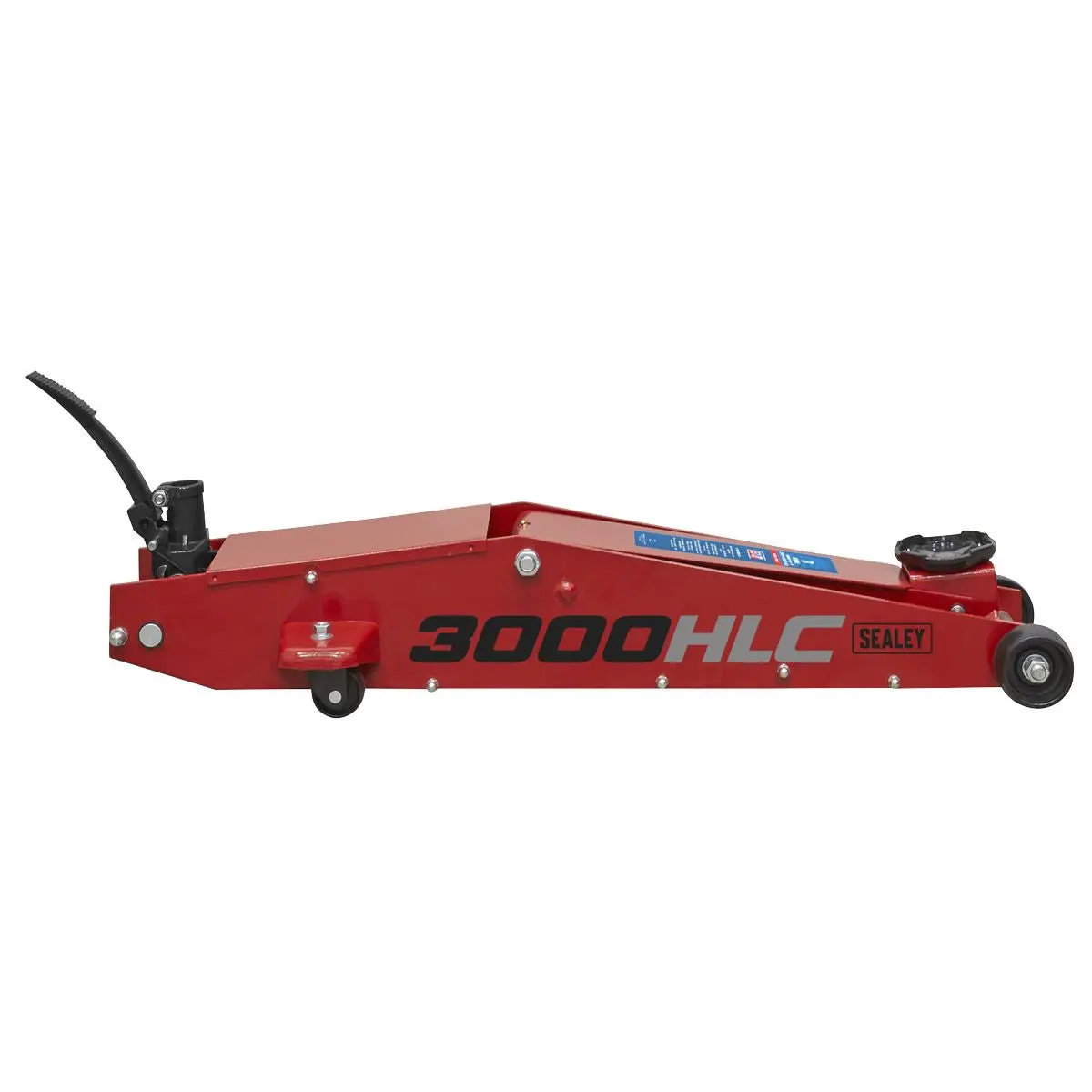 Sealey Premier Premier Long Reach High Lift Trolley Jack 3 Tonne - Image 4