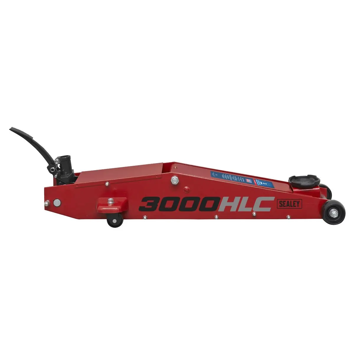Sealey Premier Premier Long Reach High Lift Trolley Jack 3 Tonne - Image 7