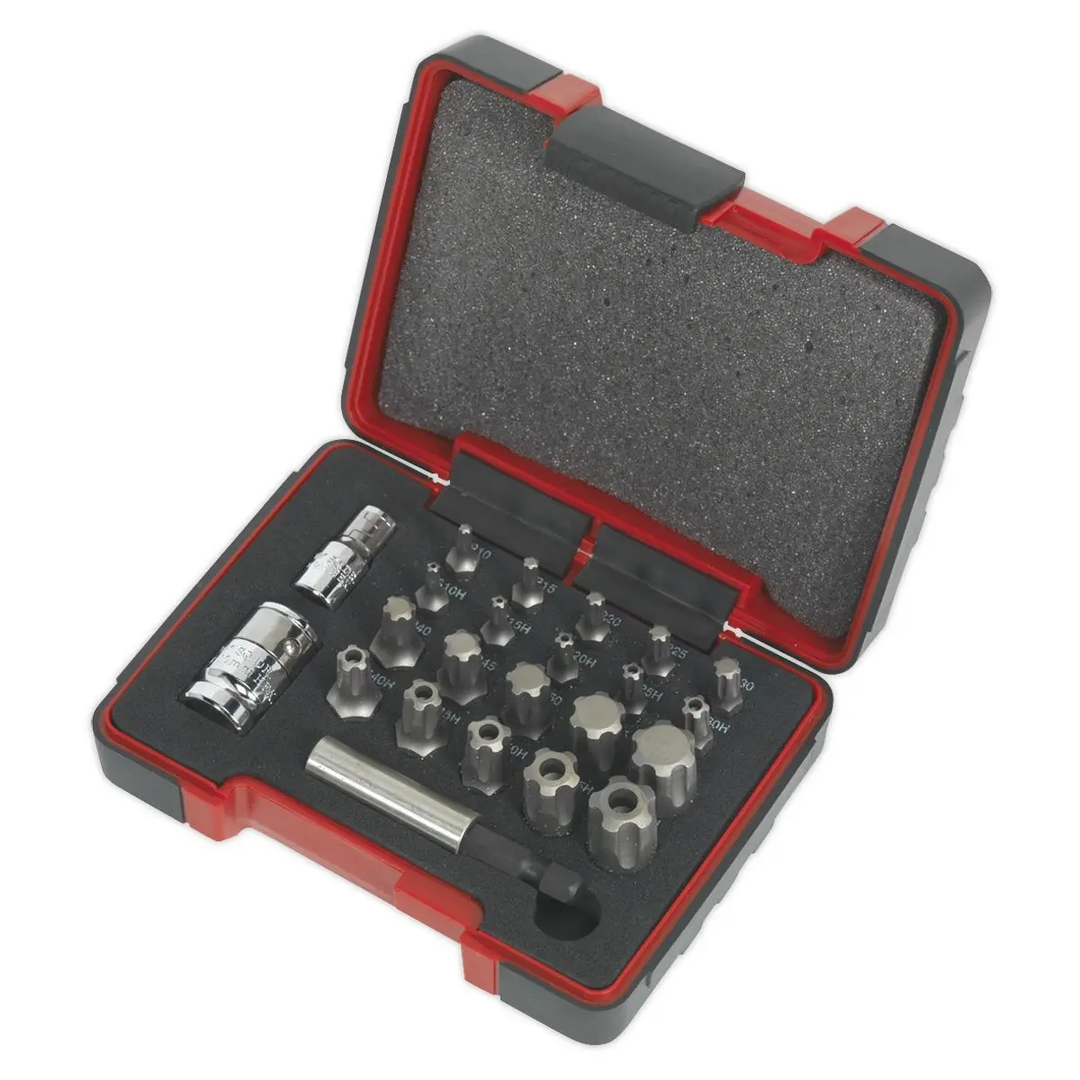 Sealey Premier TRX-P* & Security TRX-TS* Bit Set 23pc 1/4" & 3/8"Sq Drive - Image 2