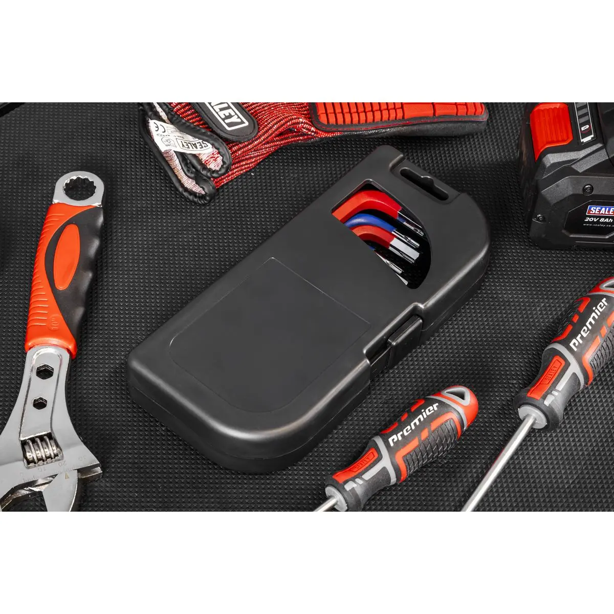 Sealey Premier Long Anti-Slip TRX-Star* & Ball-End Hex Key Set 18pc - Image 4