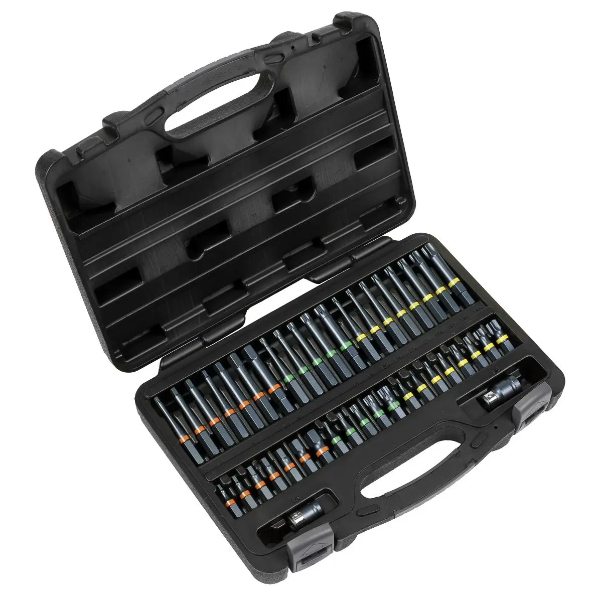 Sealey Premier TRX-Star*/Hex/Spline Bit Set Impact 42pc 3/8" & 1/2"Sq Drive