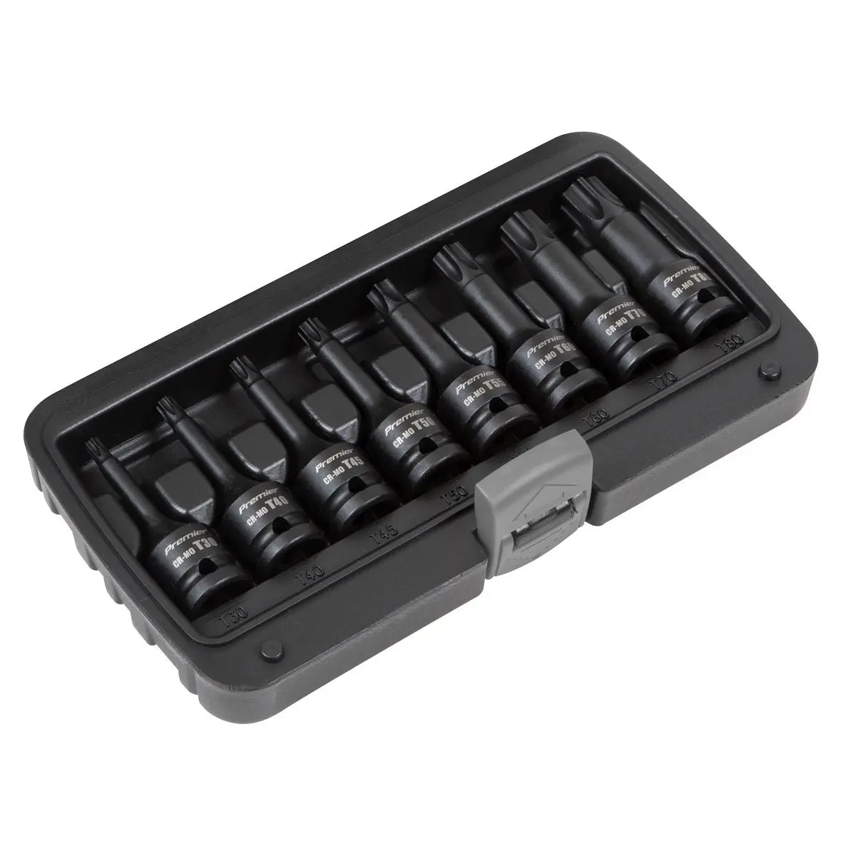 Sealey Premier TRX-Star* Impact Socket Bit Set 1/2"Sq Drive 8pc - Image 3