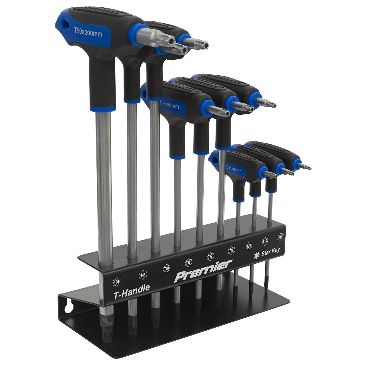 Sealey Premier TRX-Star* Key Set 9pc T-Handle - Image 3
