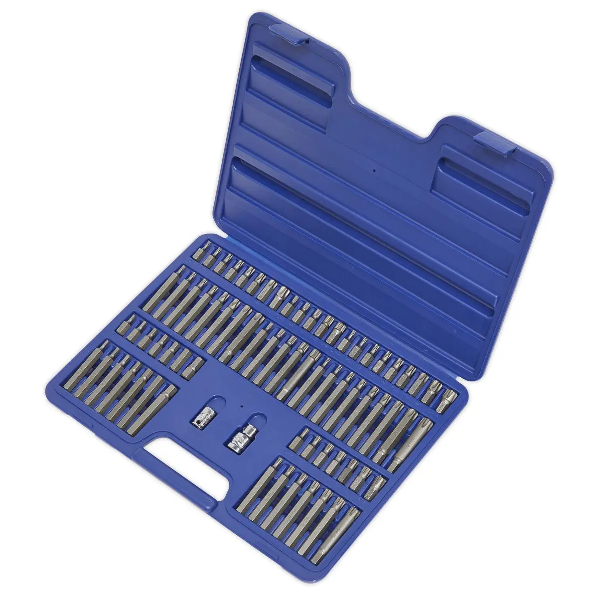 Sealey Premier TRX-Star/Security TRX-Star/Hex/Ribe/Spline Bit Set 74pc 3/8" & 1/2"Sq Drive - Image 2