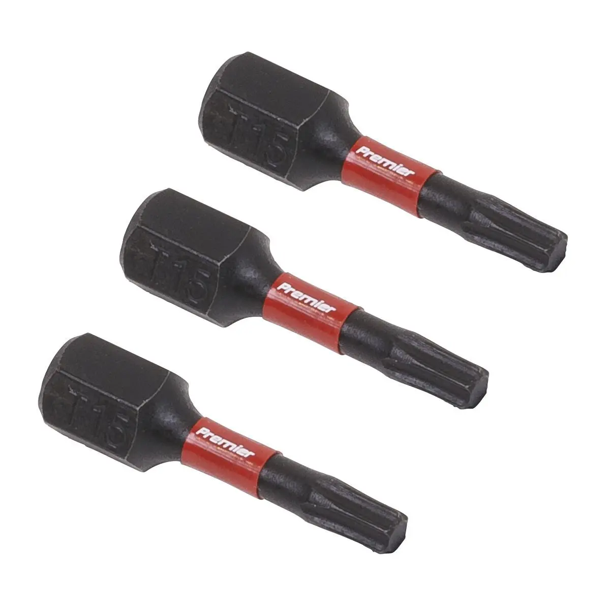 Sealey Premier TRX-Star* T15 Impact Power Tool Bits 25mm - 3pc