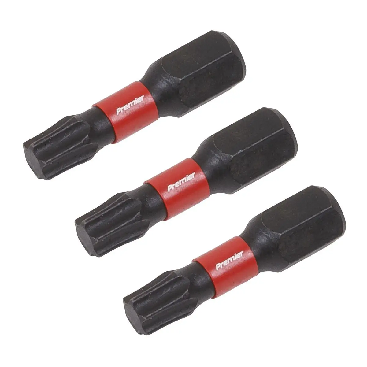 Sealey Premier TRX-Star* T27 Impact Power Tool Bits 25mm - 3pc - Image 3