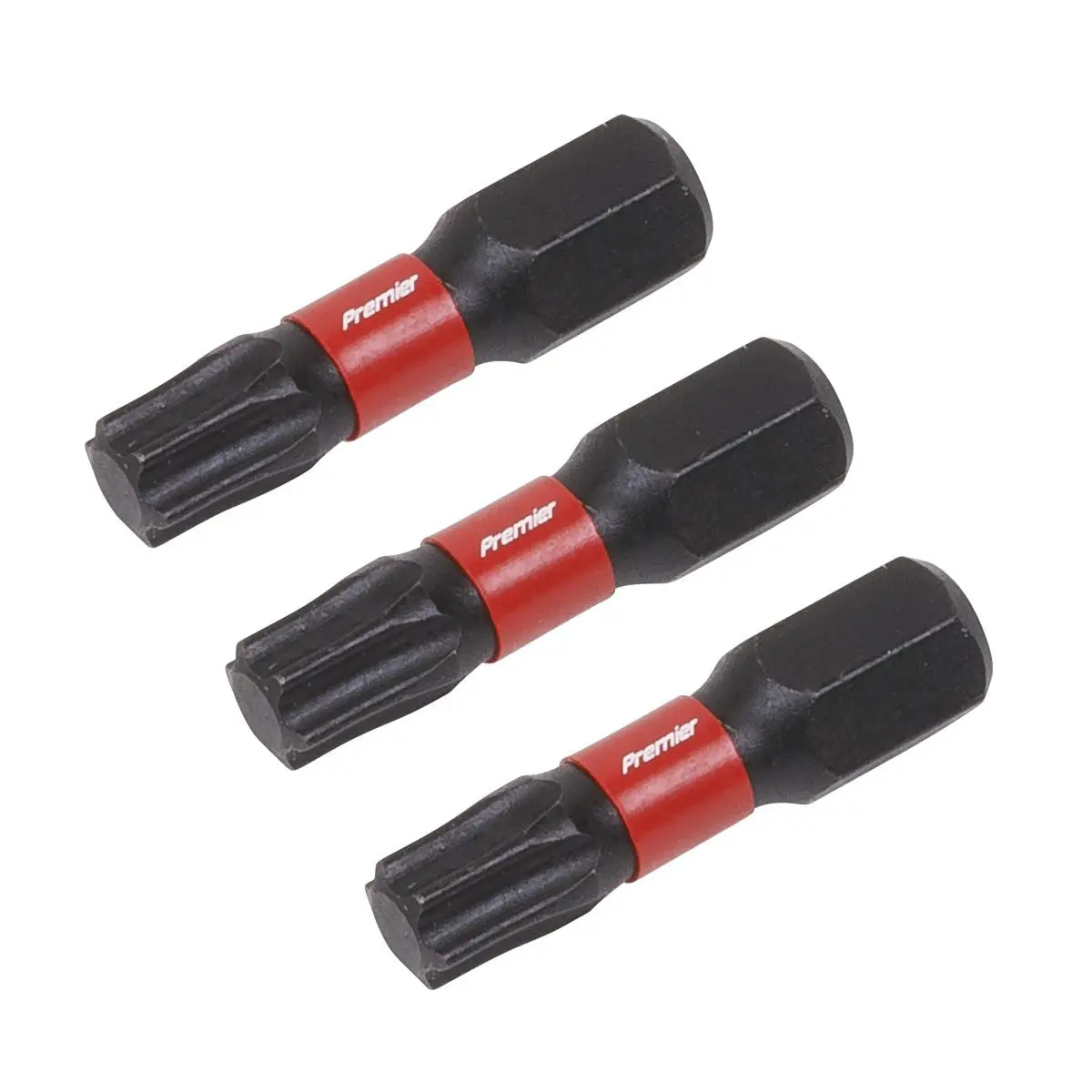 Sealey Premier TRX-Star* T30 Impact Power Tool Bits 25mm - 3pc - Image 2