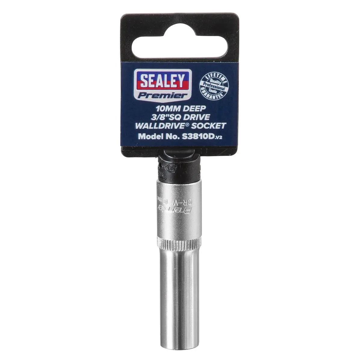 Sealey Premier WallDrive® Socket 10mm Deep 3/8"Sq Drive - Image 4