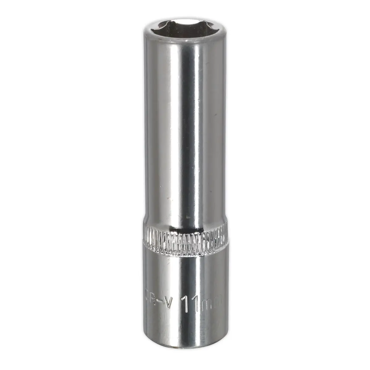 Sealey Premier WallDrive® Socket 11mm Deep 3/8"Sq Drive Fully Polished