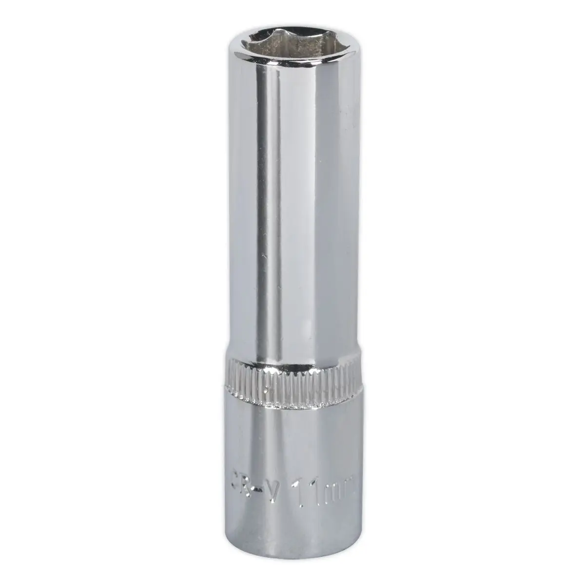 Sealey Premier WallDrive® Socket 11mm Deep 3/8"Sq Drive Fully Polished - Image 2