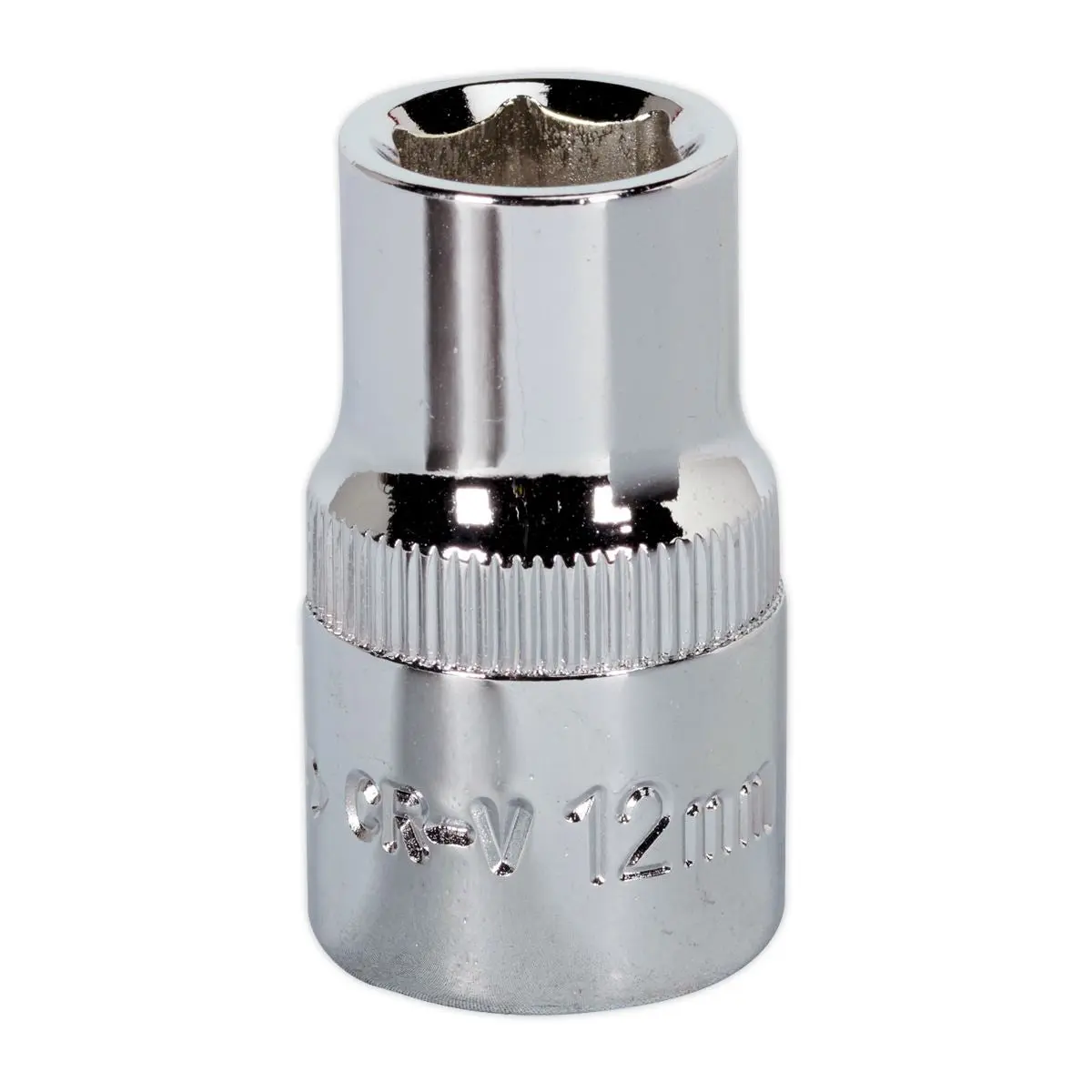 Sealey Premier WallDrive® Socket 12mm 1/2"Sq Drive Fully Polished