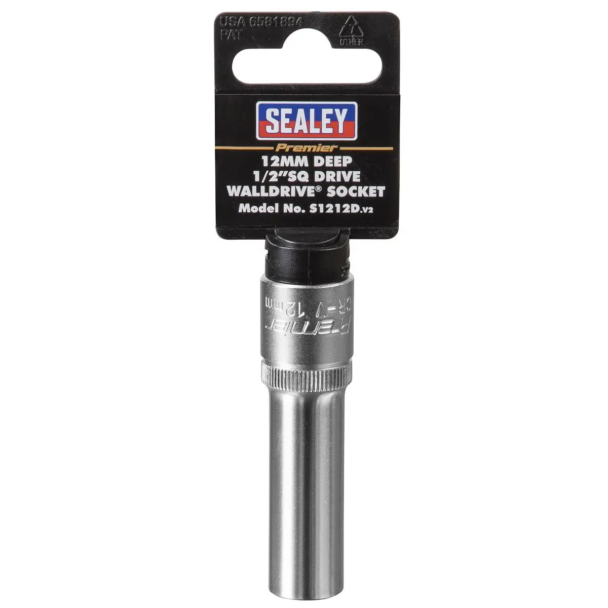 Sealey Premier WallDrive® Socket 12mm Deep 1/2"Sq Drive - Image 5