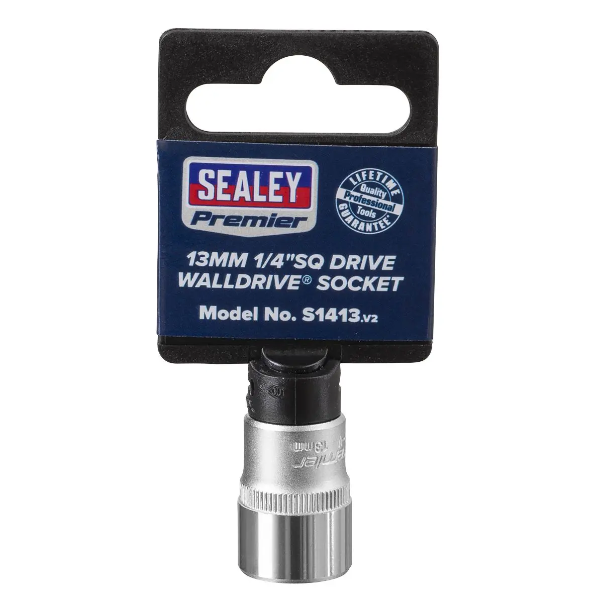 Sealey Premier WallDrive® Socket 13mm 1/4"Sq Drive - Image 6