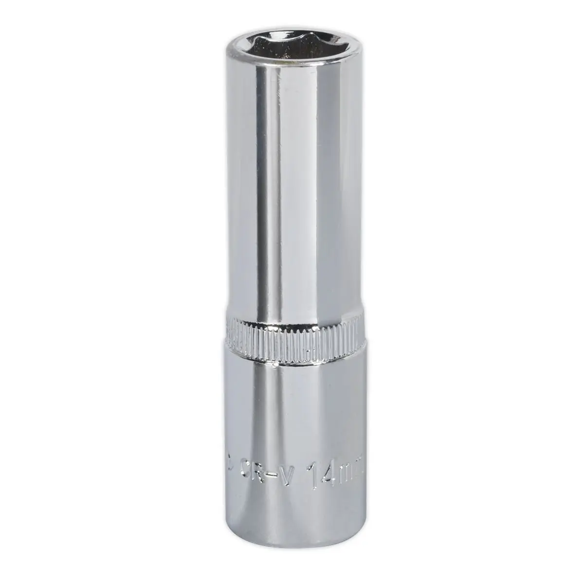 Sealey Premier WallDrive® Socket 14mm Deep 1/2"Sq Drive Fully Polished