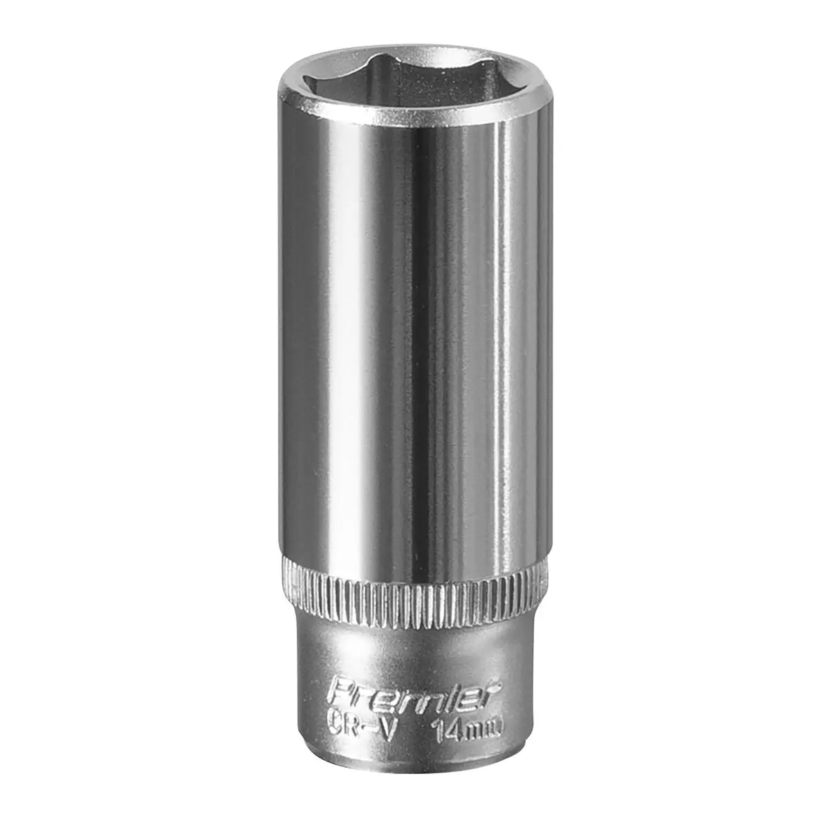 Sealey Premier WallDrive® Socket 14mm Deep 1/4"Sq Drive