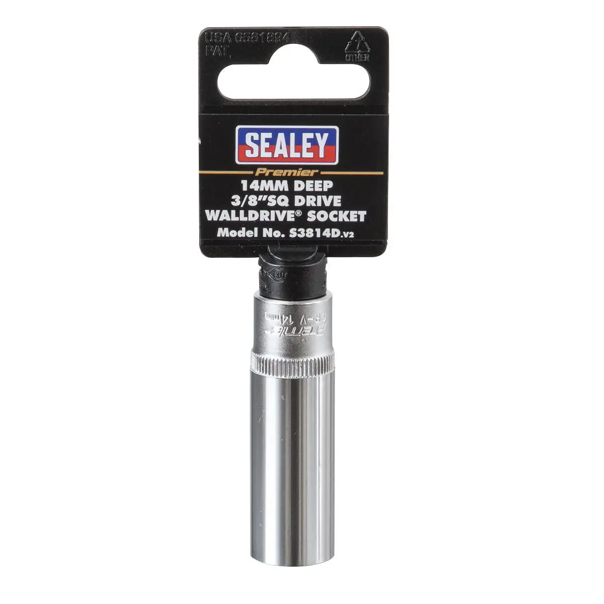 Sealey Premier WallDrive® Socket 14mm Deep 3/8"Sq Drive - Image 5