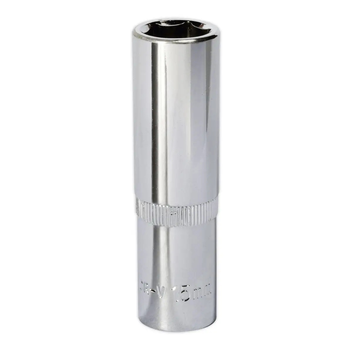 Sealey Premier WallDrive® Socket 15mm Deep 1/2"Sq Drive Fully Polished