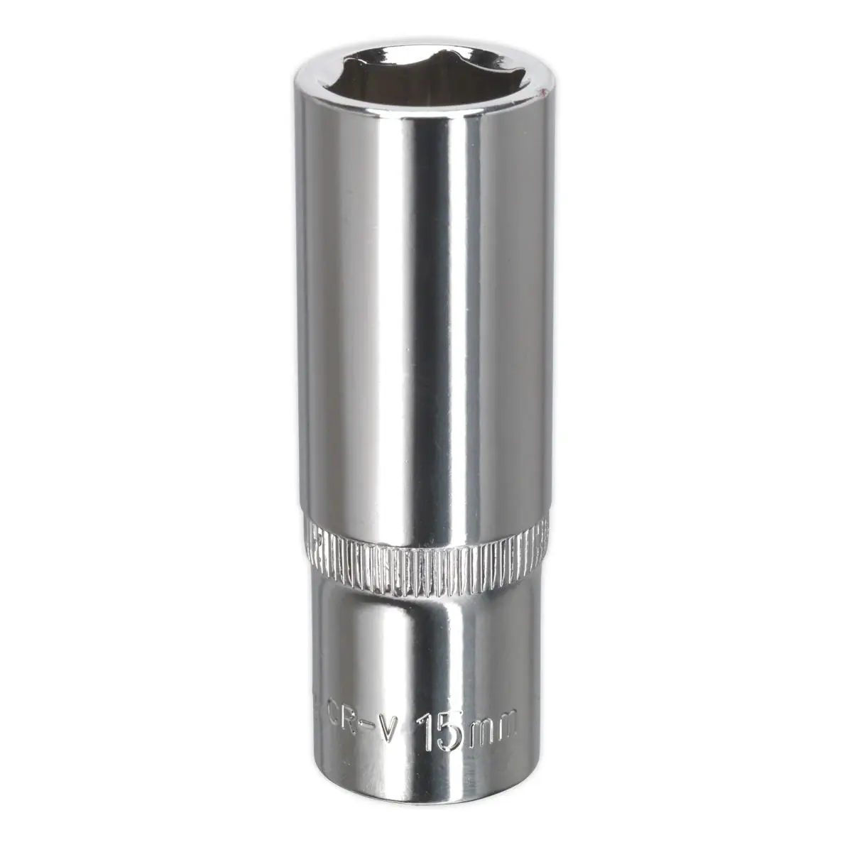Sealey Premier WallDrive® Socket 15mm Deep 3/8"Sq Drive Fully Polished