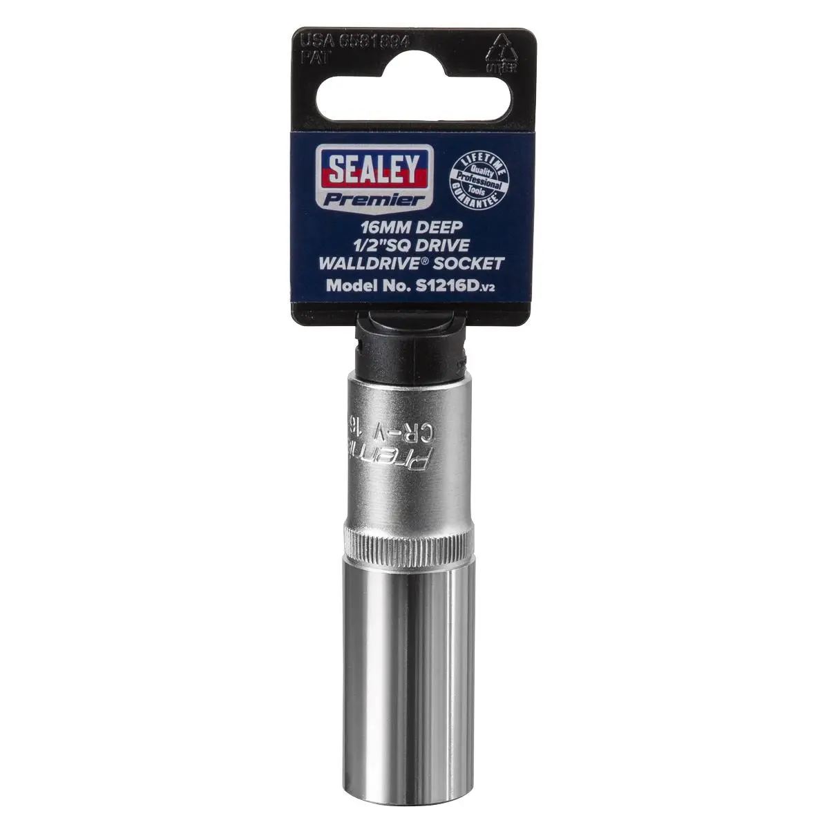 Sealey Premier WallDrive® Socket 16mm Deep 1/2"Sq Drive - Image 6