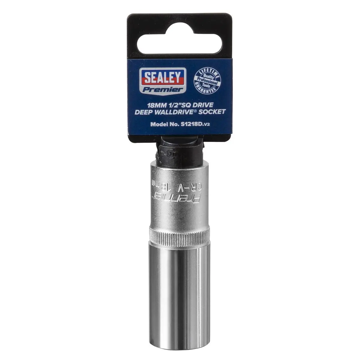 Sealey Premier WallDrive® Socket 18mm Deep 1/2"Sq Drive - Image 4