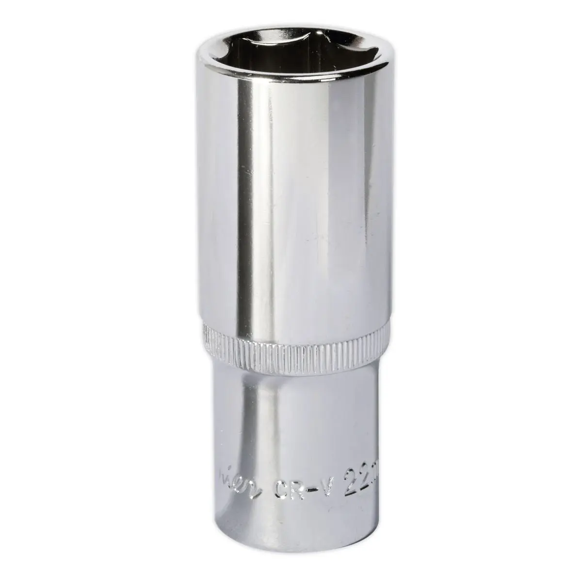 Sealey Premier WallDrive® Socket 22mm Deep 1/2"Sq Drive Fully Polished