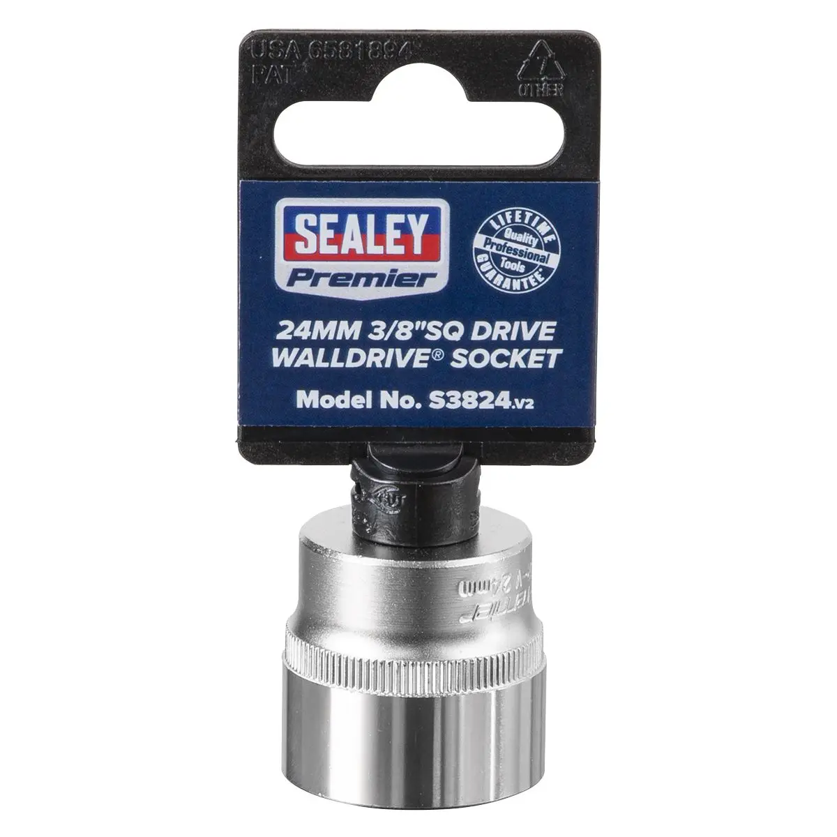 Sealey Premier WallDrive® Socket 24mm 3/8"Sq Drive - Image 4