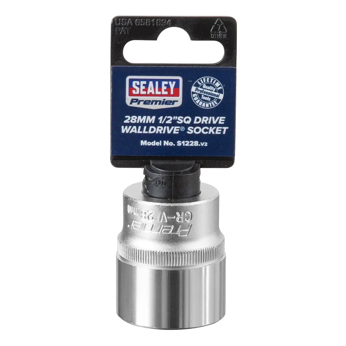 Sealey Premier WallDrive® Socket 28mm 1/2"Sq Drive - Image 4