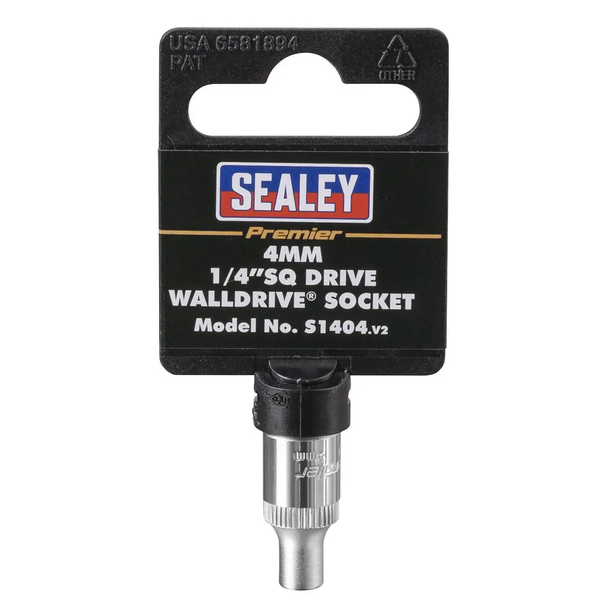 Sealey Premier WallDrive® Socket 4mm 1/4"Sq Drive - Image 6