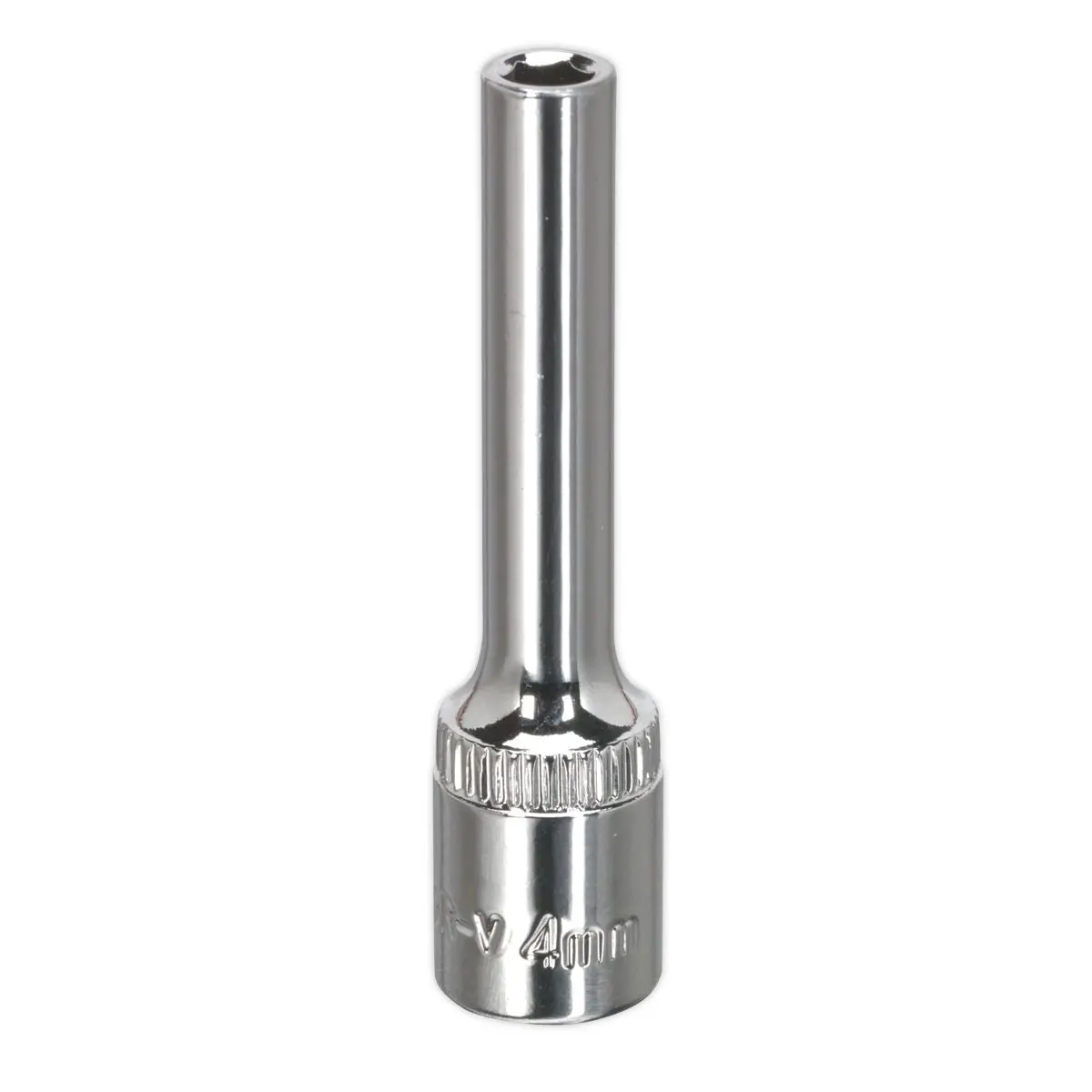 Sealey Premier WallDrive® Socket 4mm Deep 1/4"Sq Drive Fully Polished