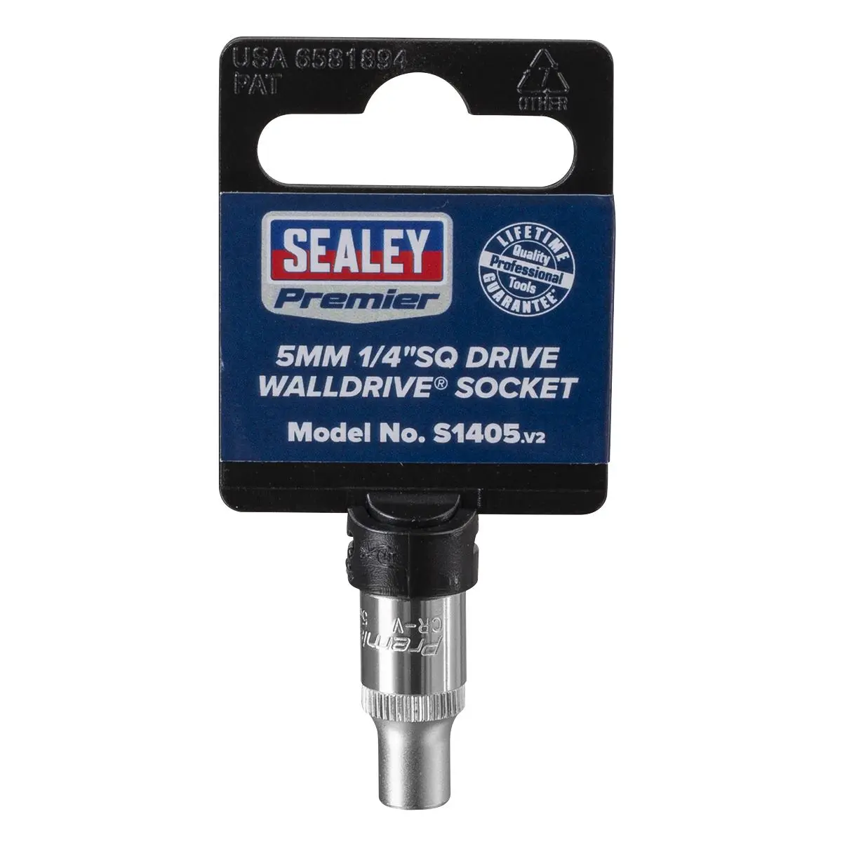 Sealey Premier WallDrive® Socket 5mm 1/4"Sq Drive - Image 6