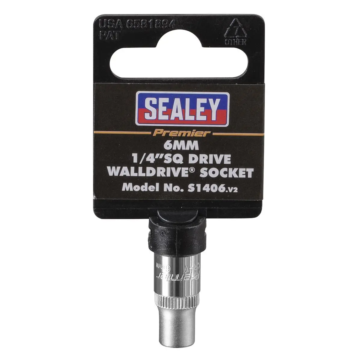 Sealey Premier WallDrive® Socket 6mm 1/4"Sq Drive - Image 4
