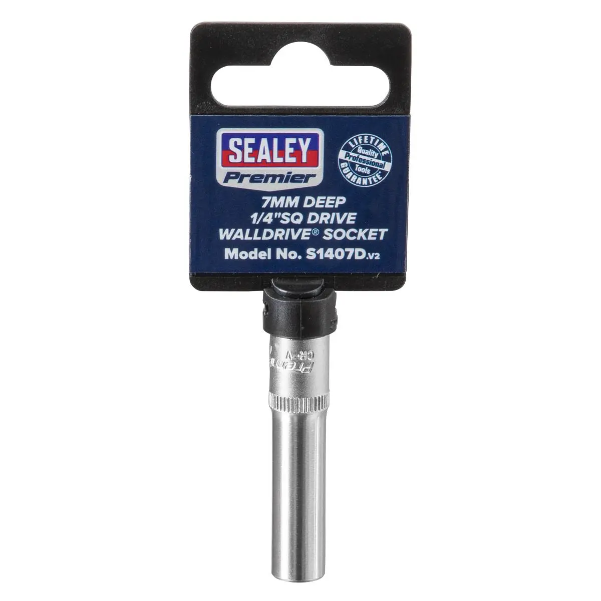 Sealey Premier WallDrive® Socket 7mm Deep 1/4"Sq Drive - Image 5