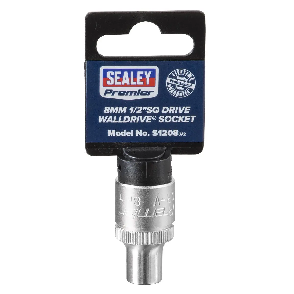 Sealey Premier WallDrive® Socket 8mm 1/2"Sq Drive - Image 4