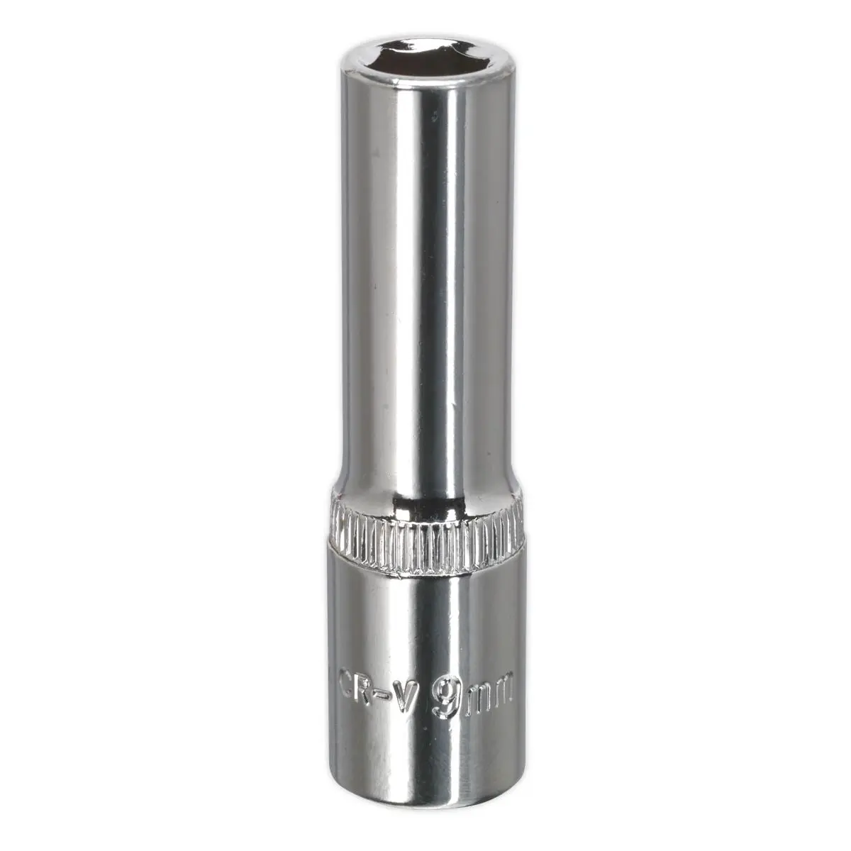 Sealey Premier WallDrive® Socket 9mm Deep 3/8"Sq Drive Fully Polished