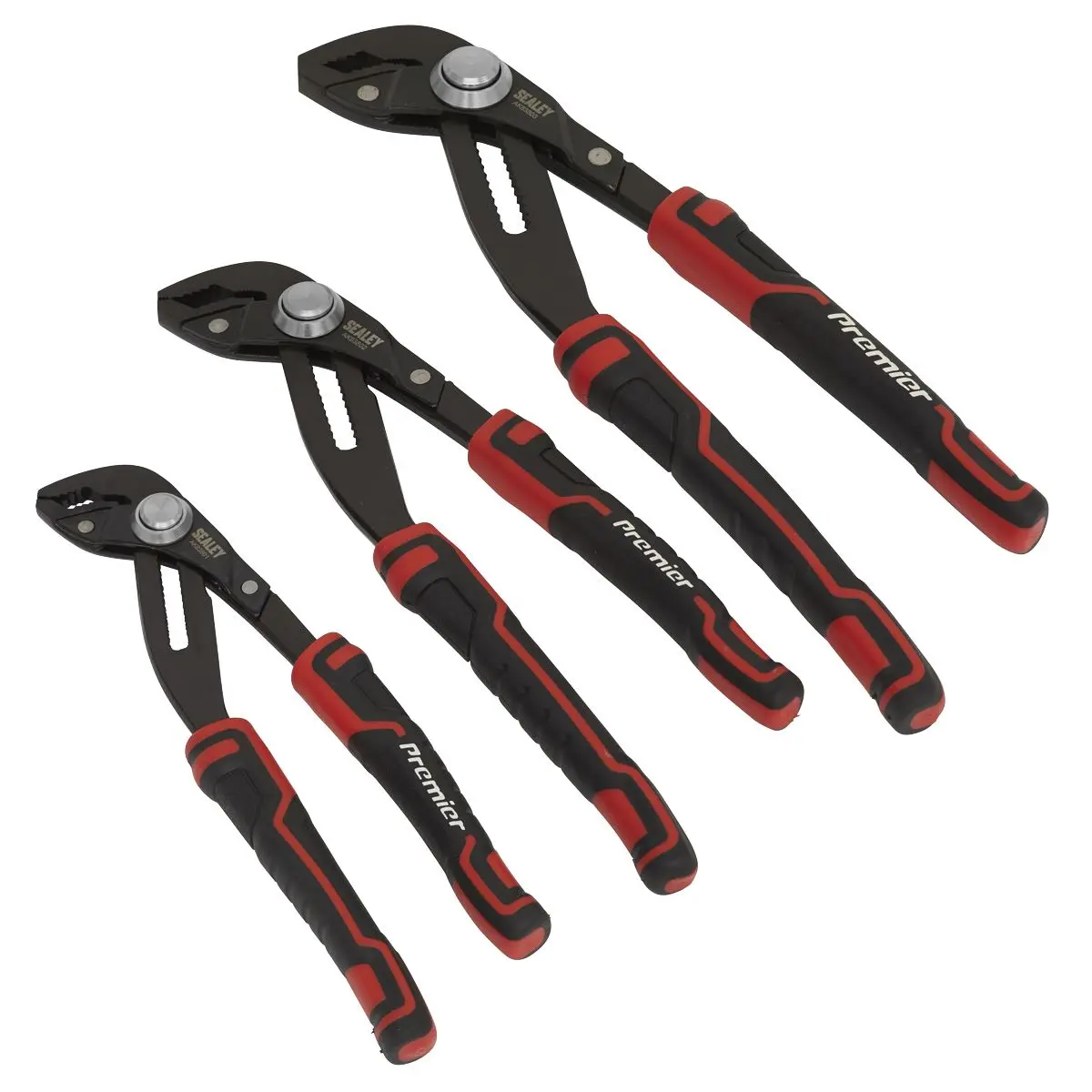 Sealey Premier Water Pump Pliers Set 3pc Quick Release - Image 2
