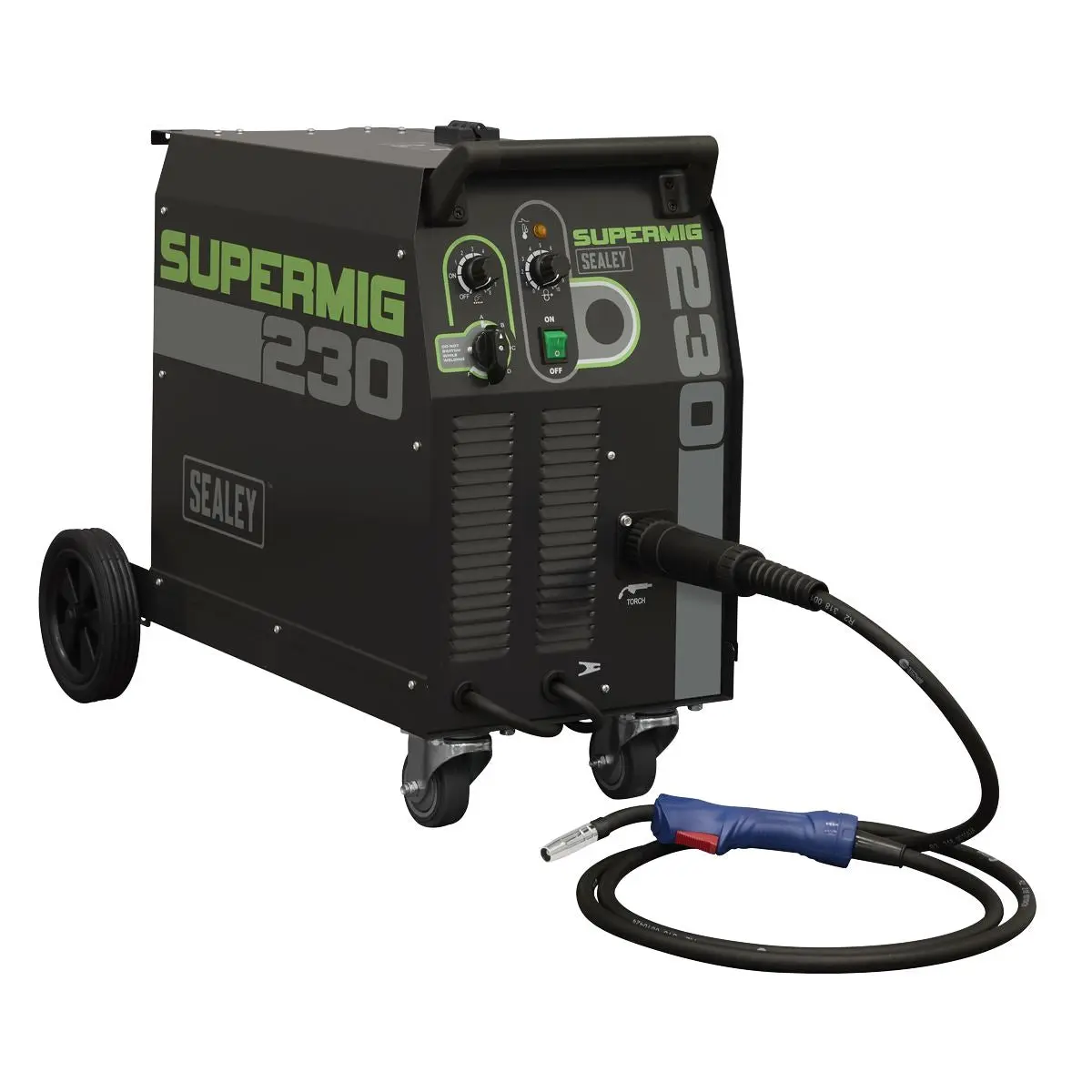 Sealey Professional MIG Welder 230A 230V with Binzel® Euro Torch - Image 5