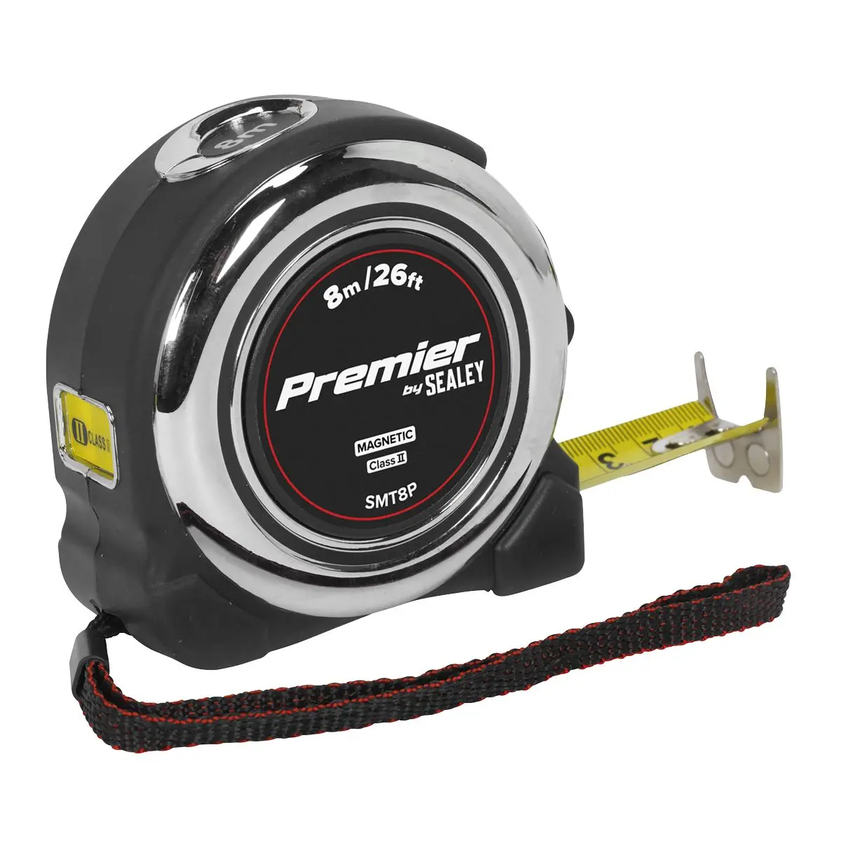 Sealey Professional Tape Measure Chrome Body 5m or 8m - Image 3