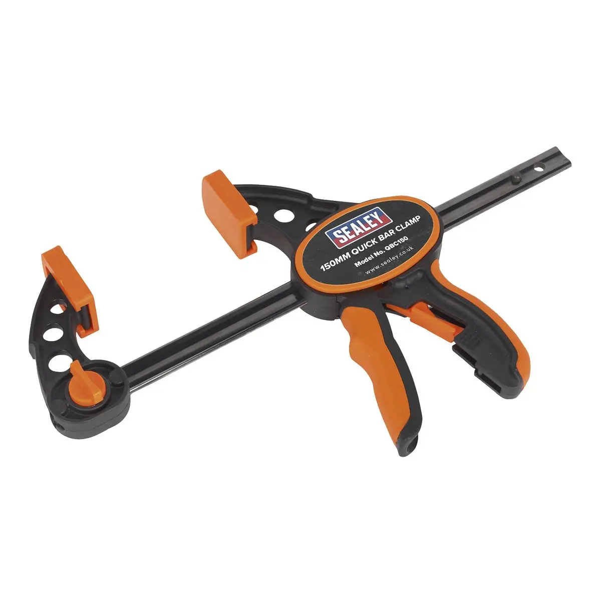 Sealey Quick Bar Clamp 150mm - 2pc Set - Image 2
