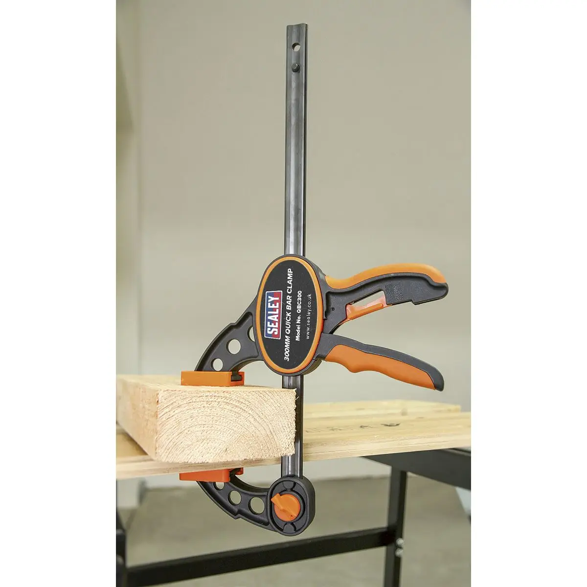 Sealey Quick Bar Clamp 300mm - 2pc Set - Image 5