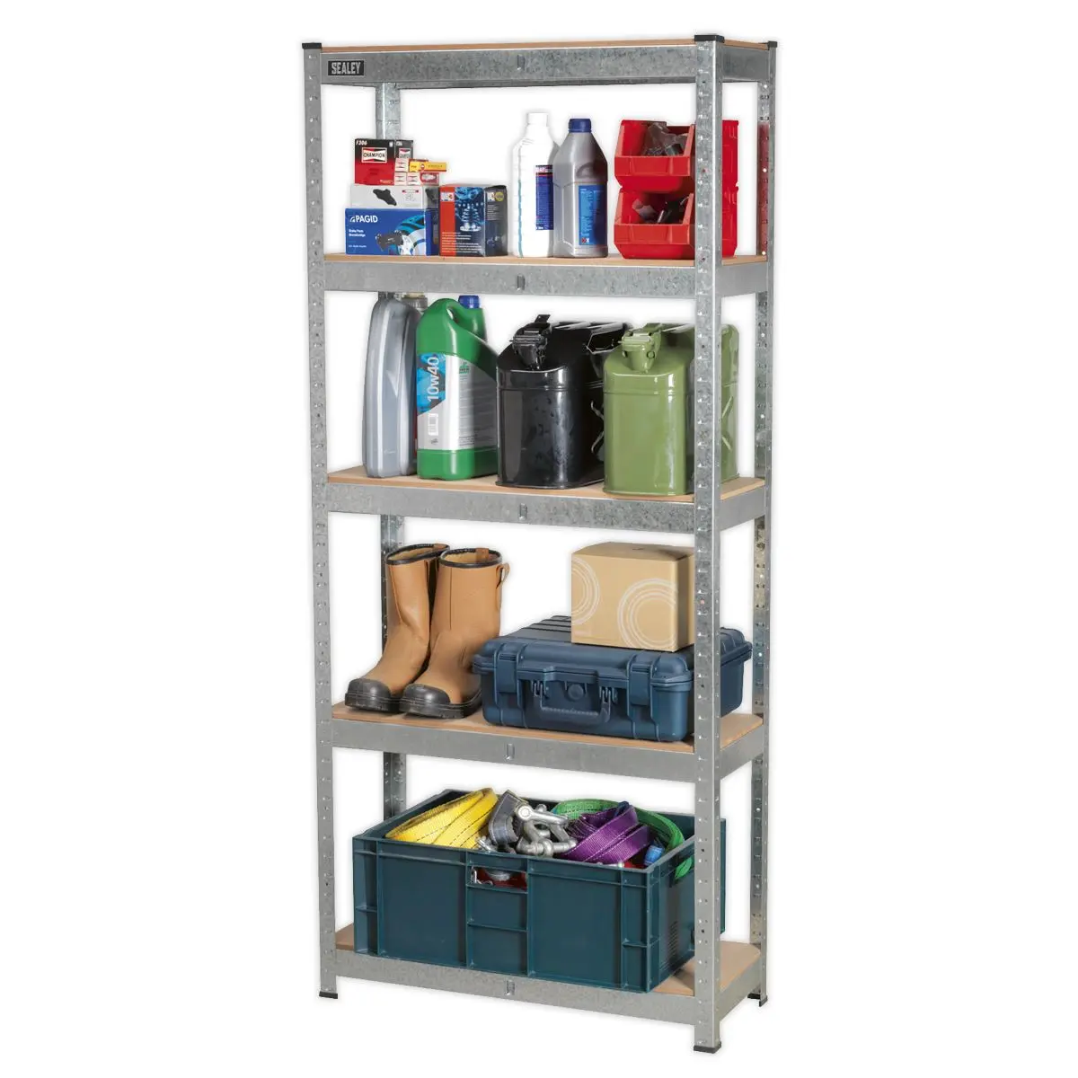 Sealey Racking Unit 5 Shelf 150kg Capacity Per Level - Image 4